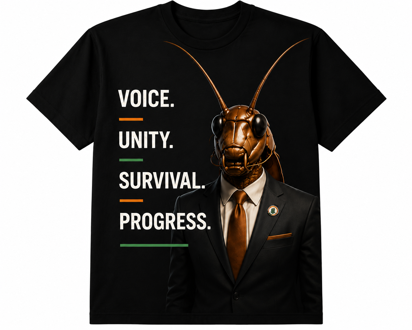 Cockroach Janta Party Black Oversized T-Shirt V3